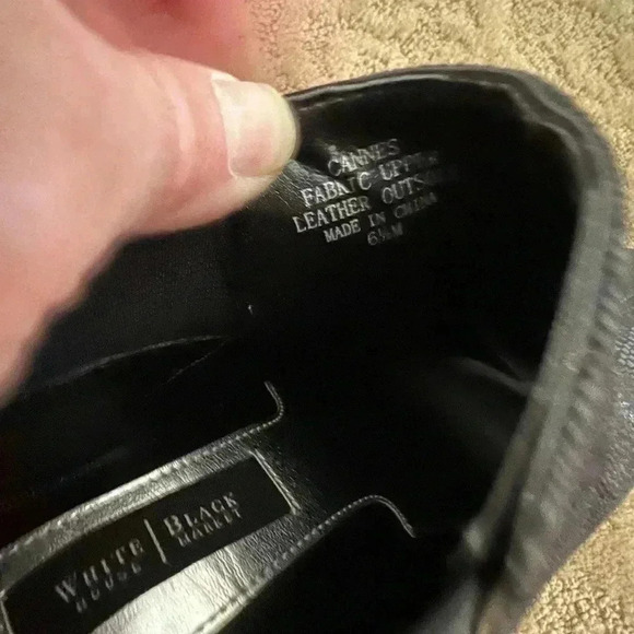 Whbm White House black market Cannes lizard embossed stiletto bootie 6.5 boots - Picture 16 of 16